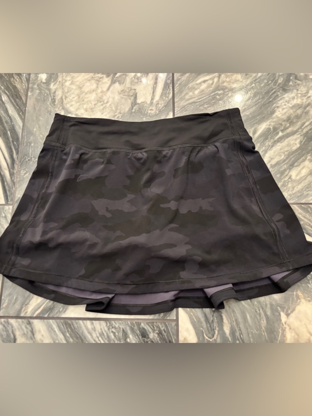 lululemon athletica Black Camo Skort
